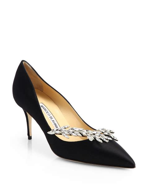 Satin pumps Black 